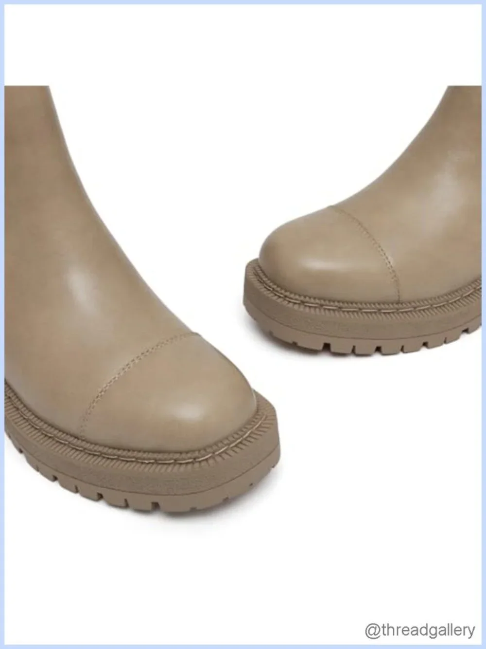 Women's Chelsea Boots Platform Chunky Heel Slip On Elastic Lug Sole Ankle